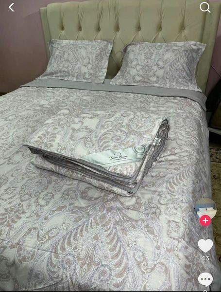 Постельное  белые  с 2 одеялами  Laura Grand 4 сезона   с 2 одеялами  POS-4 sez  фото